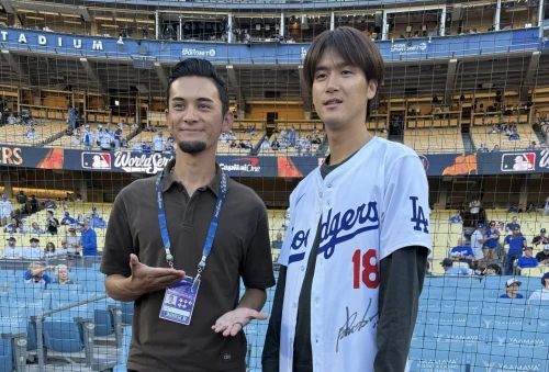 MLB》日職學長飛來美國挺山本由伸　佐野皓大：被戰力外後就想說來看看
